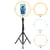 AGFAPHOTO Ring Light Realiview ARL11XL Eclairage annulaire LED avec trépied - Lumière pour Téléphone Portable, Photos, Selfies, vidéos, Youtube, Maquillage, TikTok