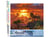 Peinture par Numéro Figured'Art - Lion au coucher de soleil - Kit de Loisir Créatif DIY Numéro d'Art Complet - 40x50cm sans châssis en bois