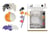 DIY Kit Halloween - Déco plâtre - à suspendre - lot de 3