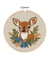 Kit de Broderie Cerf – Cercle Bambou 15 cm – Trimits Multicolore