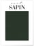 Affiche Vert Sapin | A3 : 29,7x42cm