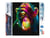 Diamond Painting Broderie Diamant Figured’Art 40x50cm toile entière roulée avec diamants carrés - Singe en Couleur
