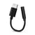 Avizar Adaptateur USB Type C vers Jack 3.5 mm Câble Audio Femelle Compact Noir