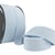 Bobine 20m élastique métal 40mm bleu ciel
