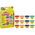 Play-Doh Pack de 12 L'imagination en fete, autocollants et pots de pâte a modeler de 28g, petits cadeaux, loisirs créatifs pour enf