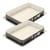 Ensemble de 2 Moules à charnière rectangulaire 38 x 25 cm Dr Oetker Back-Trend