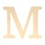 Lettre M - 11.5 cm - bois - Artemio