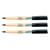 Lot de 3 marqueurs textiles permanents pointe conique fine 0,7 mm - PENTEL - Noir