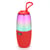 Enceinte Bluetooth Waterproof Portable 5W Haute Puissance Avec Lumière RGB Et Autonomie 10H Rouge YONIS