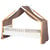 Ciel de lit cabane, toile en gaze de coton, Jeanne