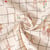 Tissu Double gaze de Coton Ilye sur fond Ecru