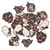 100 CONFETTIS ""HAPPY HALLOWEEN"" WITCHYLAND PAPIER POURPRE. BLOSSOM ET OR DE 3 A 5CM