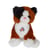 Peluche - Peluche Dogz & kats sonores 18 cm - chat noir et marron