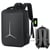 Sac À Dos Ordinateur 17 Pouces Étanche Multifonction Avec Port USB Rose Noir YONIS