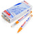 Lot de 10 marqueurs peinture acrylique pointe fine 1-2 mm - EDDING - Orange fluorescent
