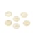 Lot de 3 boutons imitation pierre ivoire 15mm