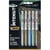 Lot de 5 marqueurs permanents pointe moyenne BIC - Couleurs métalliques assorties