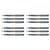 Lot de 12 Stylo plume jetable PILOT V-Pen - Noir - Pointe moyenne 0,4 mm