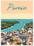 Affiche ville Pornic 2 | A3 : 29,7x42cm