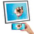 AGFA PHOTO Cadre Photo Connecté Realiview APF1700 Wi-Fi 17 pouces LCD - Affichage Photos/Vidéos, Horloge, Météo, Rotation Auto, Mémoire 32Go, Appli FRAMEO iOS/Android Incluse - Noir