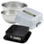 Set pâtisserie moule à charnière carré 23 cm avec couvercle, 2 bols à mixer et 1 spatule Zenker