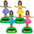 Figurine solaire dansante   Hula Girl   Modèle aléatoire