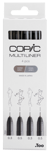 Copic Multiliner set de 4 GREY