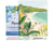Peinture par Numéro Figured'Art avec Cadre - Paradis du surf - Kit de Loisir Créatif DIY Numéro d'Art Complet - 40x50cm toile tendue sur châssis