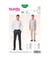 Patron Burda 6933 Pantalon du 44 au 54 taille n°FR 44-54