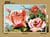 Canevas antique Rose 30x40cm