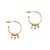 Boucles d'oreilles Karia en pierres Améthyste - Sloya