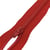 Fermeture sport séparable maille spirale - rouge