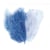Mélange de plumes duvetées, bleu clair / bleu foncé, 10 - 15 cm, 15 pièces