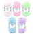 5 pelotes de laine - Crème, rose bébé, vert fluo, bleu clair et lilas - 100% acrylique - Gründl - Lisa Premium