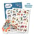 Gommettes – Animaux de la Jungle – Savane – 94 pieces - Graine Creative - Bleu