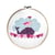 Kit Diamond Painting pour enfant Baleine : tambour à broder + strass