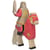 Figurine Chevalier rouge avec épée - Holztiger
