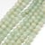 Fil 65 perles ronde jade naturelle teintée fabrication bijoux 6 / 6.5 mm VERT