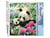 Peinture par Numéro Figured'Art - Pandas Géants - Kit de Loisir Créatif DIY Numéro d'Art Complet - 40x50cm sans châssis en bois