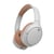 Casque Bluetooth Beige Réduction Bruit Sportif Sans Fil Basses Profondes Marron + Blanc YONIS