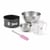 Set pâtisserie avec moule à panettone 18 cm à charnière, 2 bols à mixer, verre mesureur et spatule Zenker