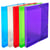 Boite de classement Exabox en polypropylène - dos 25mm - Crystal Colours - A4 - Couleurs assorties - x 8 - Exacompta