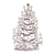 Graine Créative - Tampon en bois Sapin de Noel