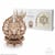 Fleur Lila- Puzzle 3D mécanique Ugears-Models