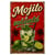 Plaque Métal Mojito Vintage Décoration Bar Cuisine H30