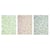 Tissu adhésif coupons fleurs C 15x20 cm 3 pièces