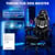 Chaise gaming Repose-pieds télescopique - PU - Gris - 47P 47L 132H cm