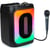 Enceinte Bluetooth Party effets lumineux micro filaire noir 30W