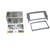 Adaptateur façade 2-DIN ACV Toyota Auris 2007 - Gris anthracite