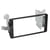 Adaptateur façade 2-DIN MITSUBISHI Outlander 2012 - Noir piano